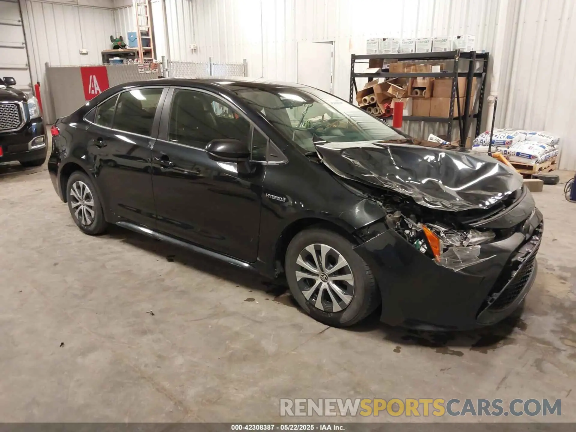 1 fotografías del automóvil dañado JTDEAMDE3MJ034224 TOYOTA COROLLA 2021