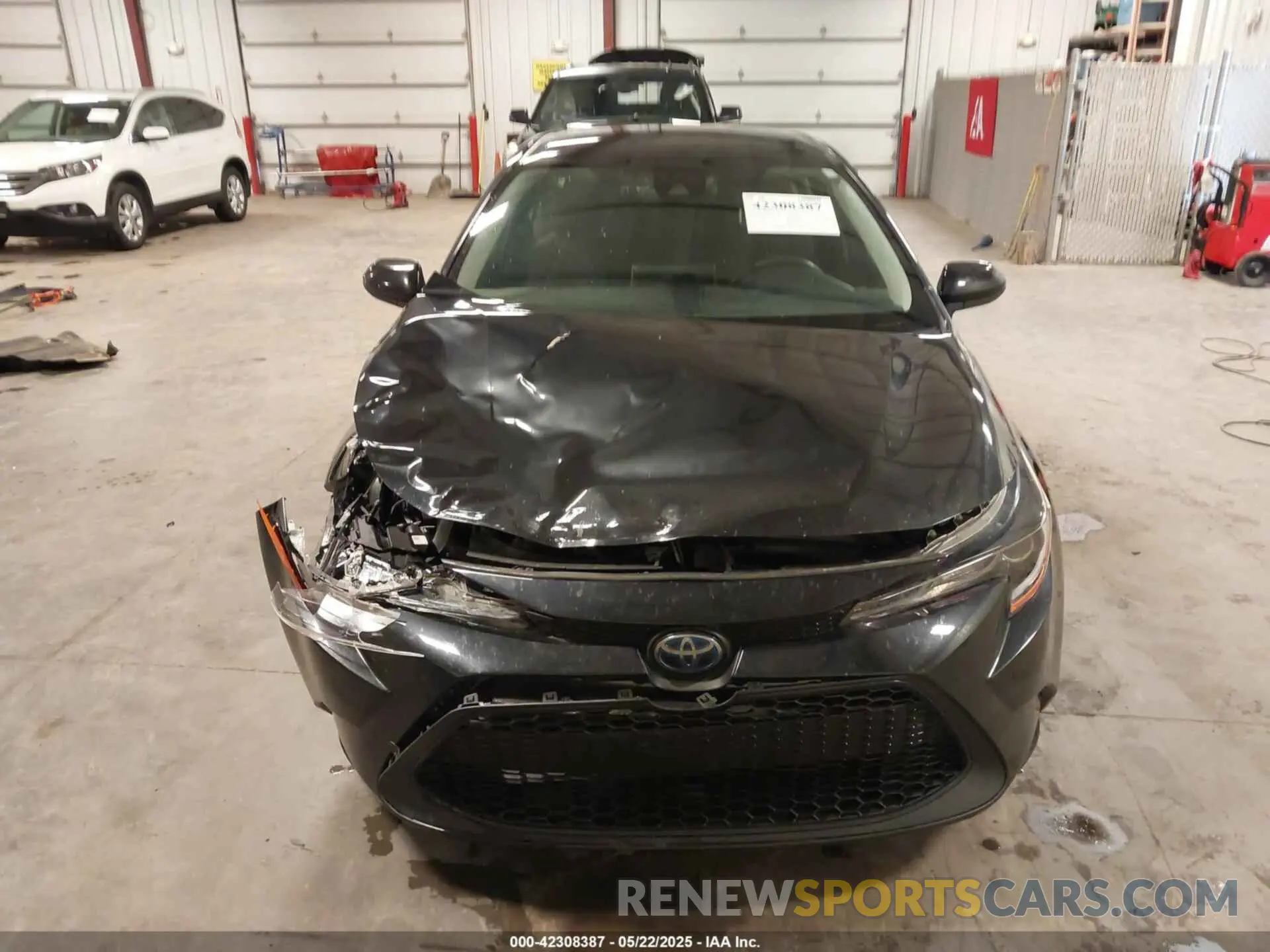 13 fotografías del automóvil dañado JTDEAMDE3MJ034224 TOYOTA COROLLA 2021