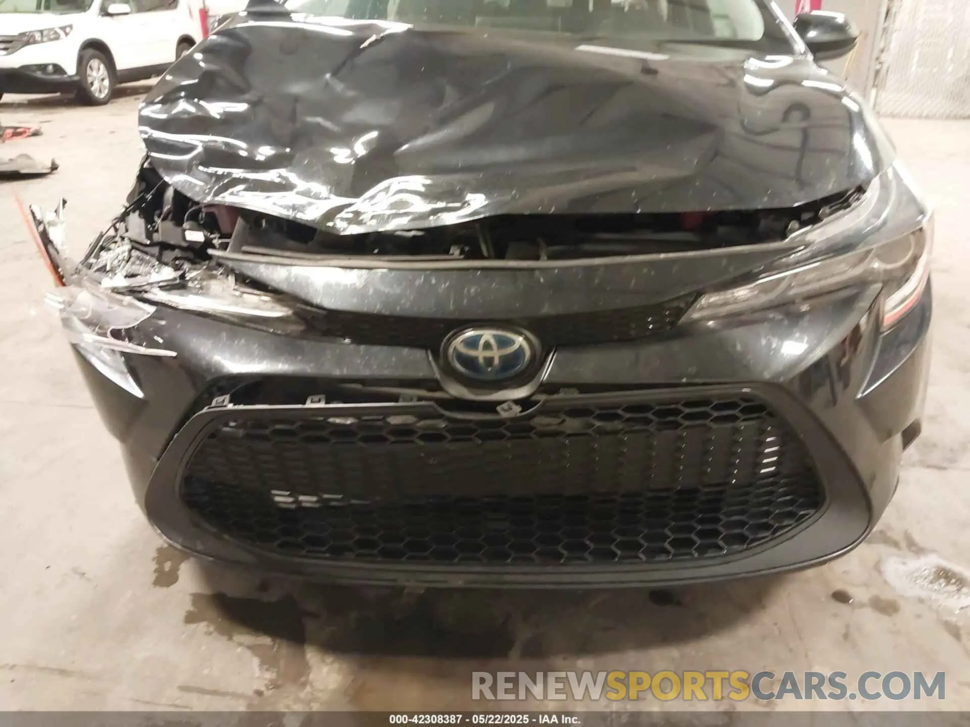 19 fotografías del automóvil dañado JTDEAMDE3MJ034224 TOYOTA COROLLA 2021