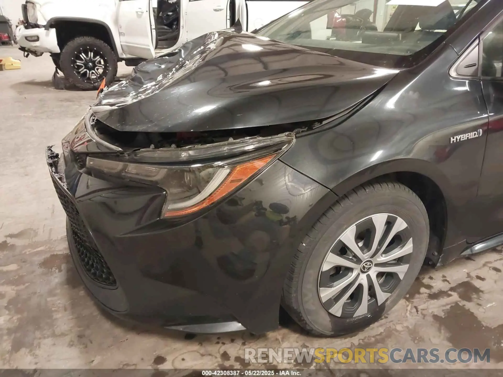 20 fotografías del automóvil dañado JTDEAMDE3MJ034224 TOYOTA COROLLA 2021