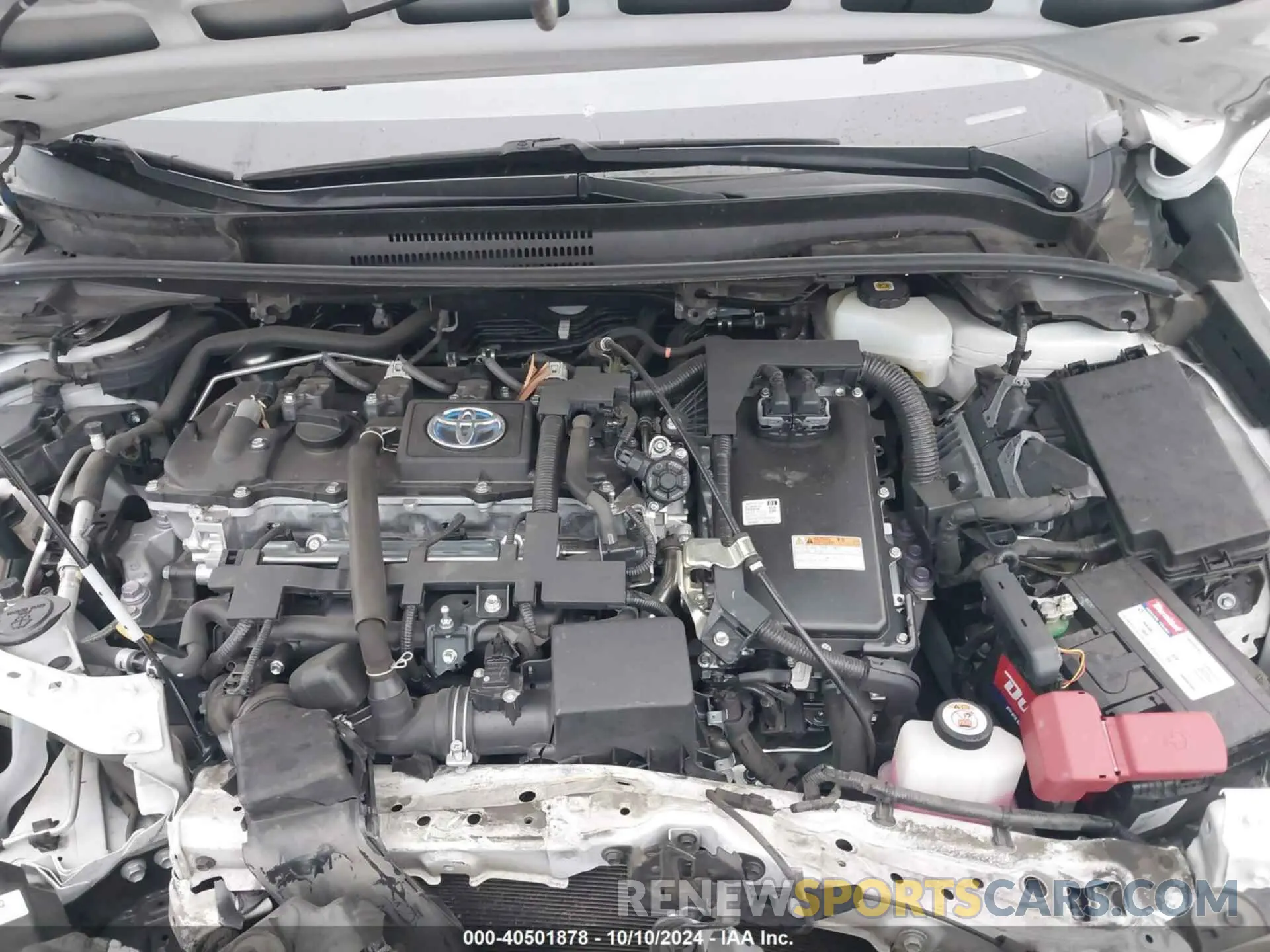 10 fotografías del automóvil dañado JTDEAMDE4MJ000115 TOYOTA COROLLA 2021
