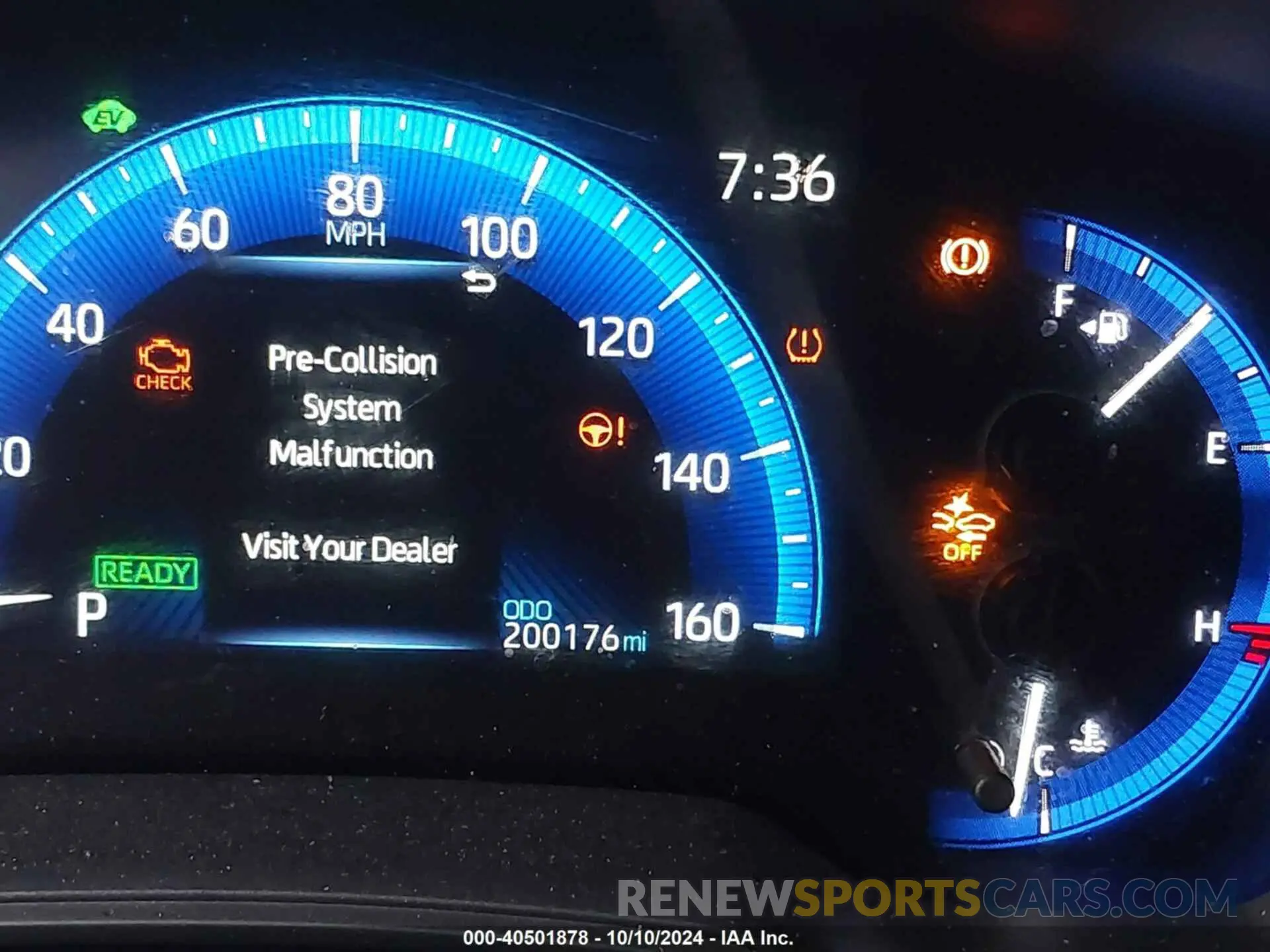 7 fotografías del automóvil dañado JTDEAMDE4MJ000115 TOYOTA COROLLA 2021