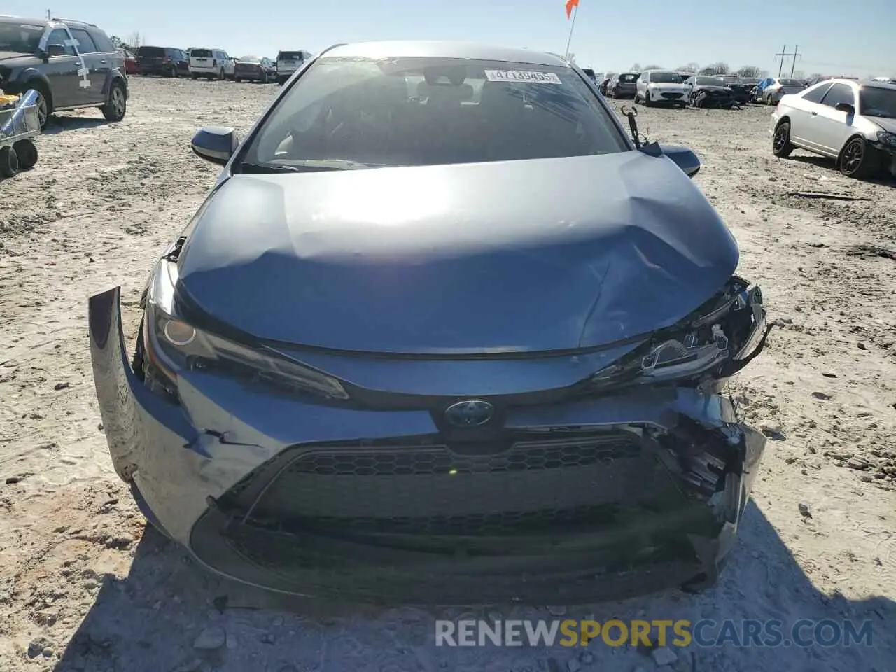 5 fotografías del automóvil dañado JTDEAMDE4MJ000583 TOYOTA COROLLA 2021