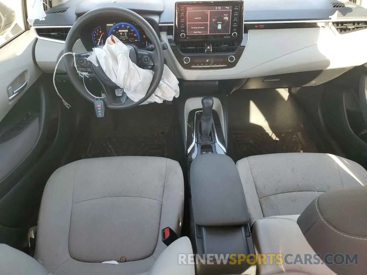 8 fotografías del automóvil dañado JTDEAMDE4MJ000583 TOYOTA COROLLA 2021