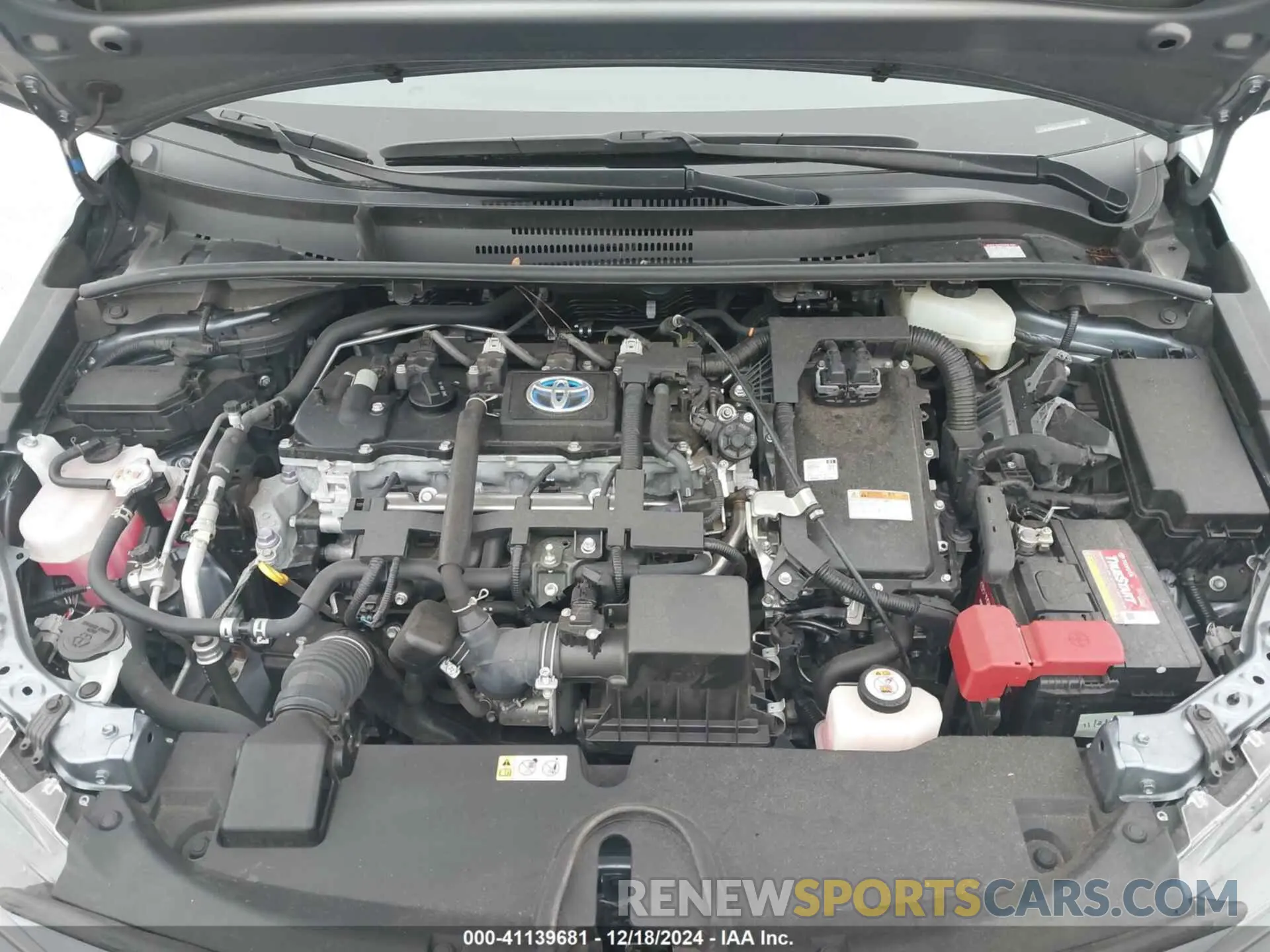 10 fotografías del automóvil dañado JTDEAMDE4MJ001863 TOYOTA COROLLA 2021