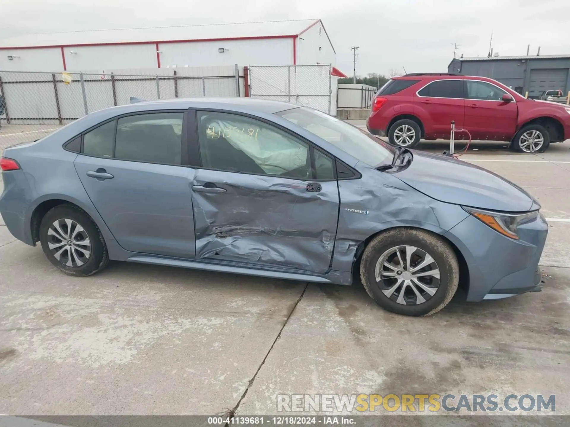 6 fotografías del automóvil dañado JTDEAMDE4MJ001863 TOYOTA COROLLA 2021
