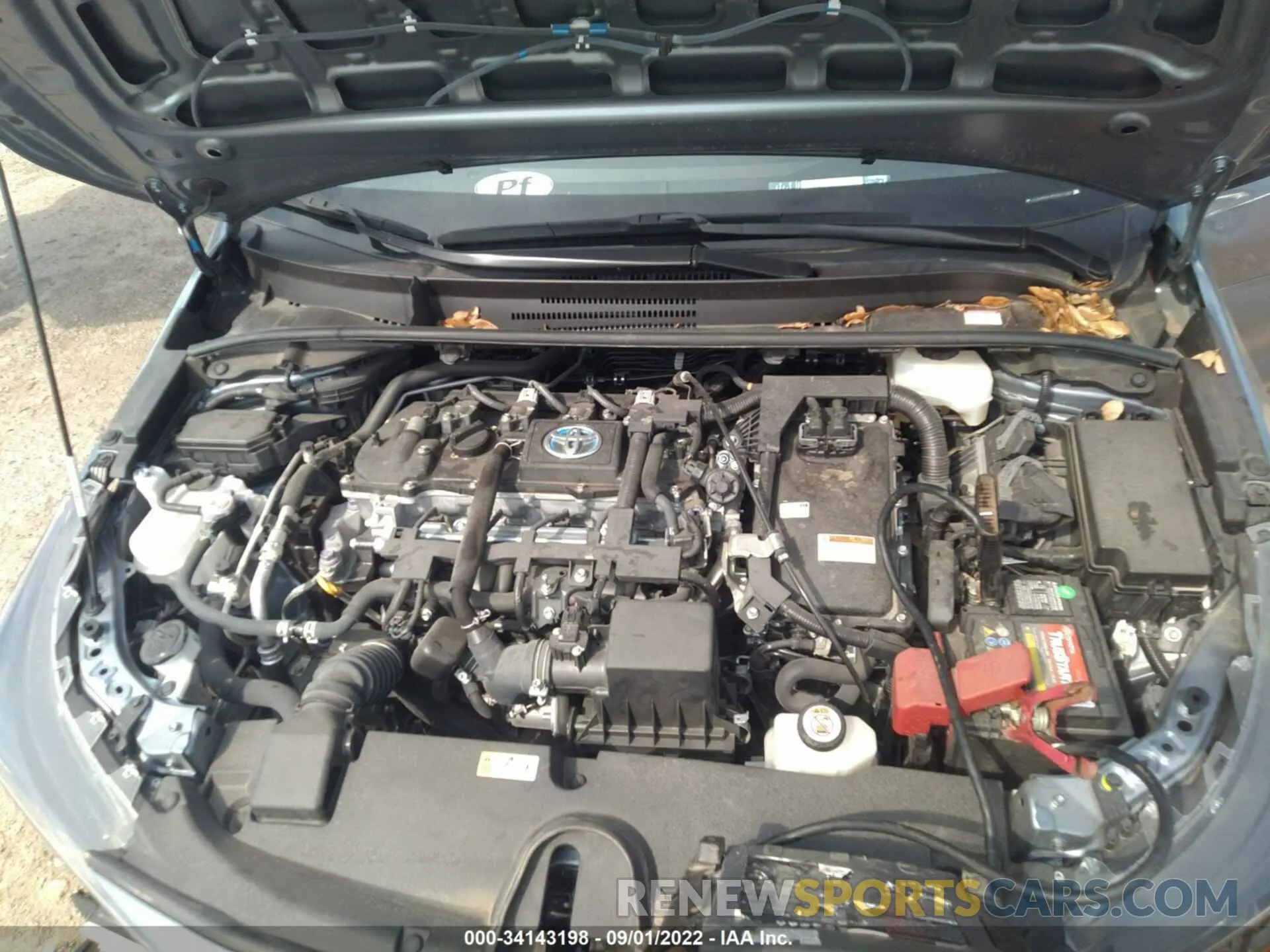 10 fotografías del automóvil dañado JTDEAMDE4MJ007226 TOYOTA COROLLA 2021