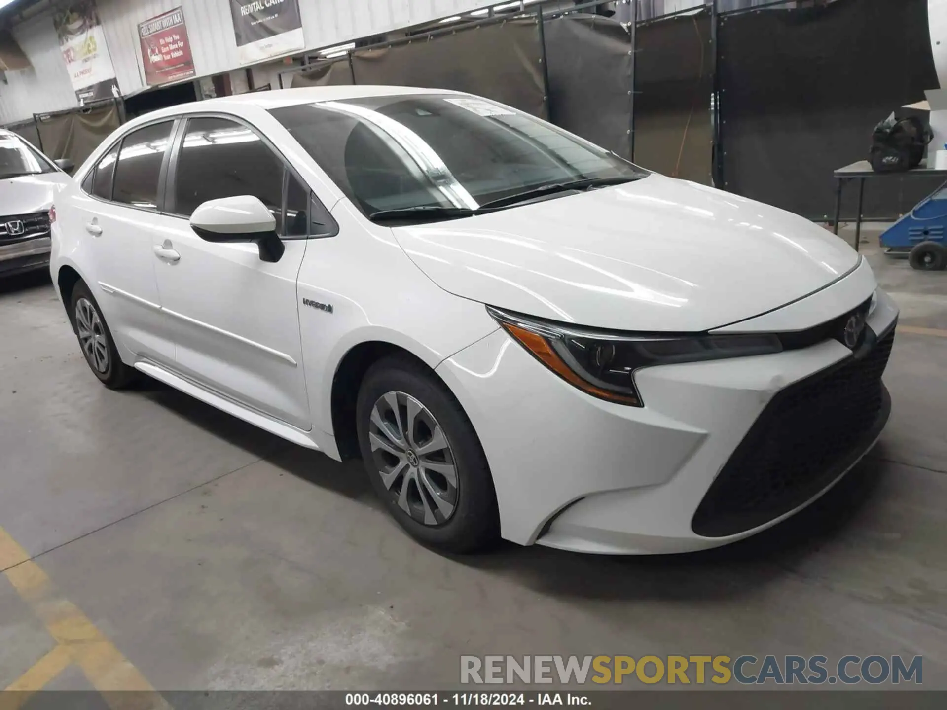 1 fotografías del automóvil dañado JTDEAMDE4MJ012569 TOYOTA COROLLA 2021