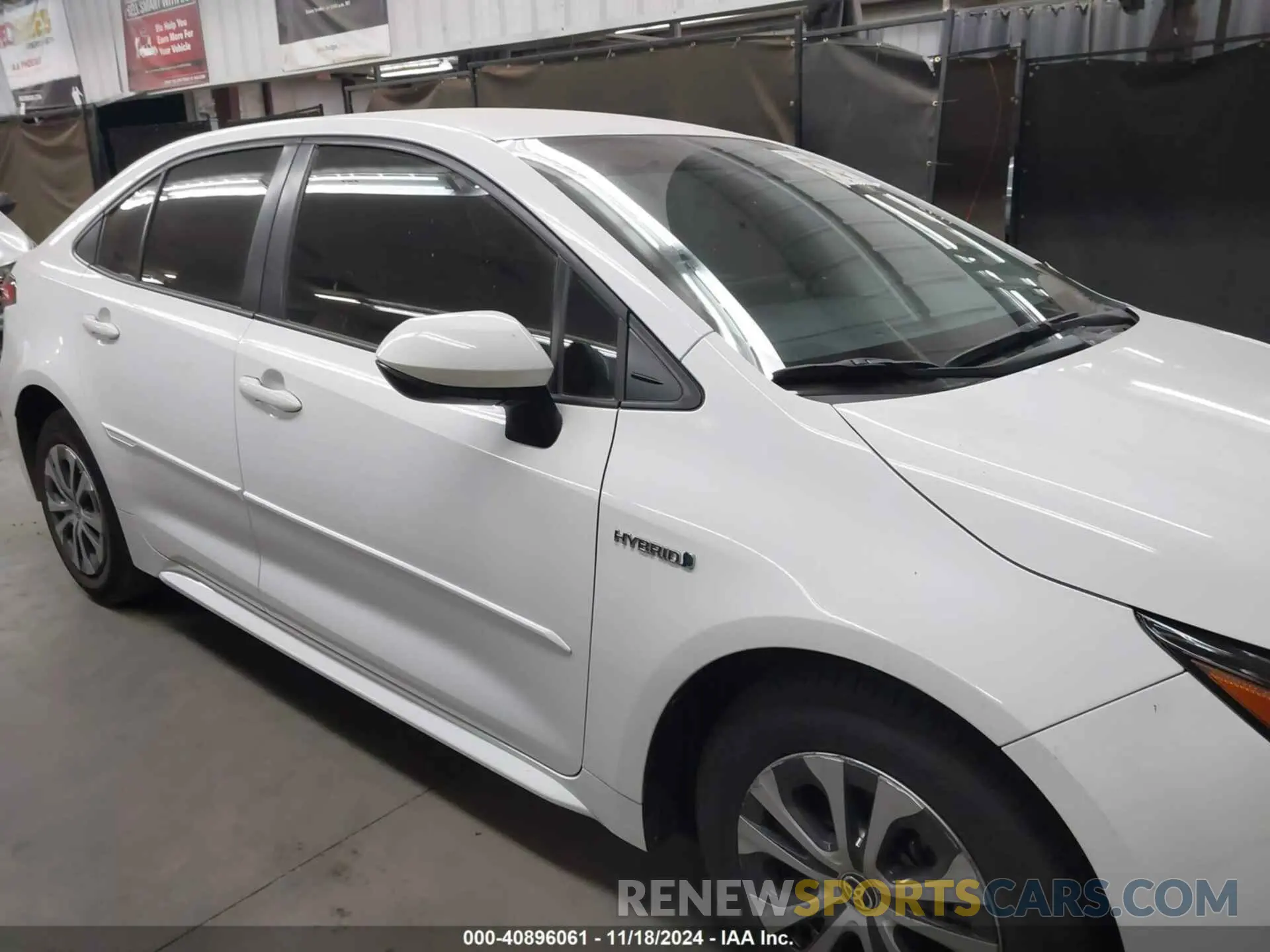 13 fotografías del automóvil dañado JTDEAMDE4MJ012569 TOYOTA COROLLA 2021
