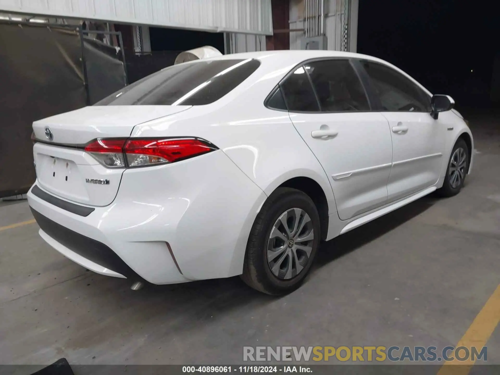 4 fotografías del automóvil dañado JTDEAMDE4MJ012569 TOYOTA COROLLA 2021