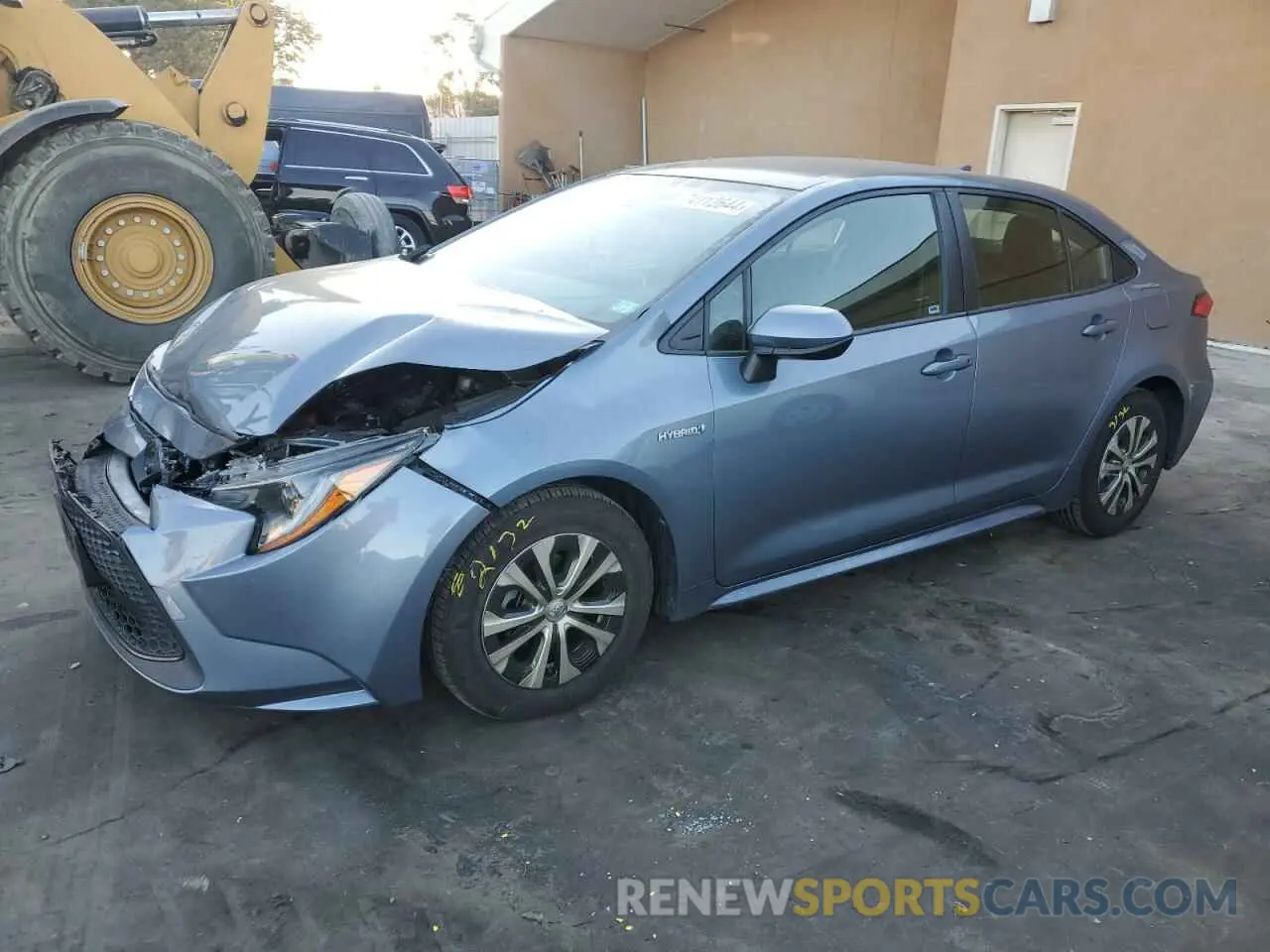 1 fotografías del automóvil dañado JTDEAMDE4MJ027301 TOYOTA COROLLA 2021