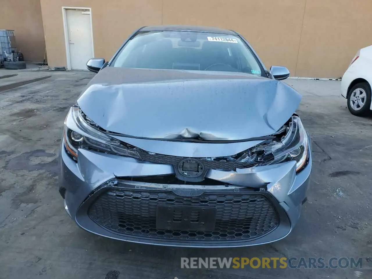 5 fotografías del automóvil dañado JTDEAMDE4MJ027301 TOYOTA COROLLA 2021