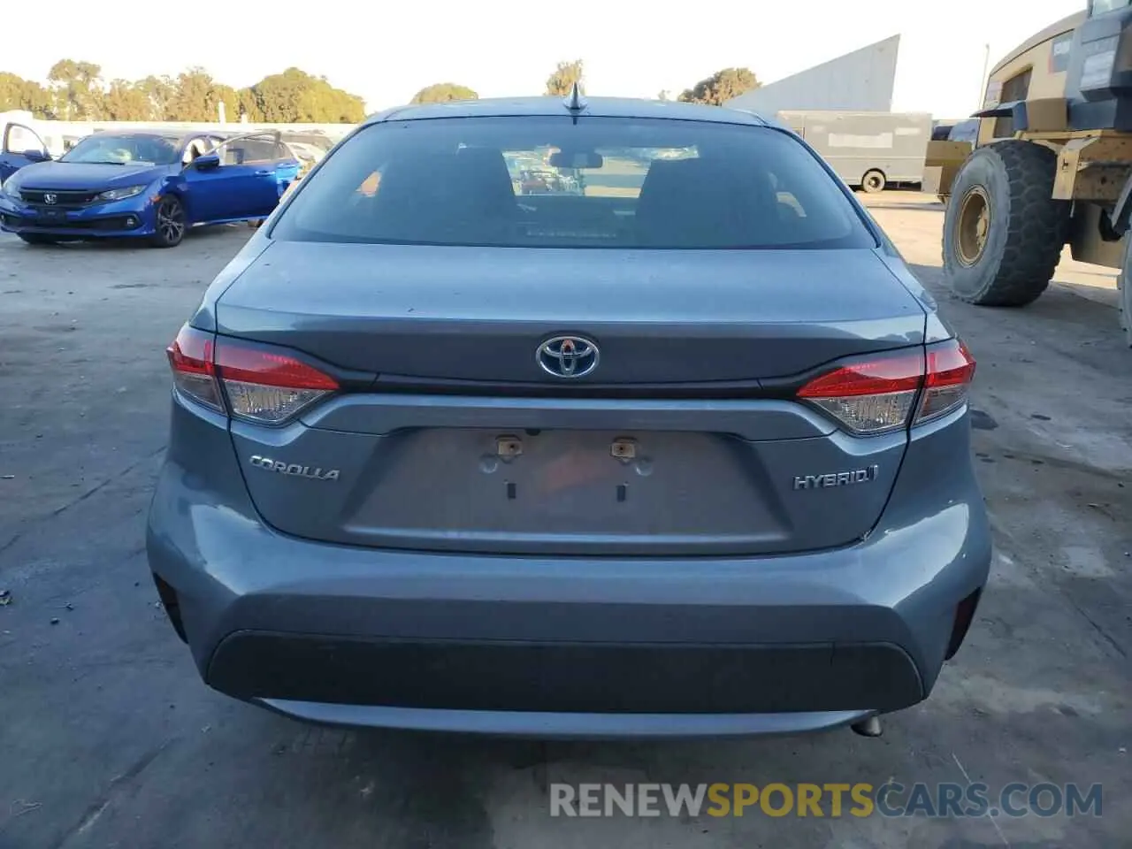 6 fotografías del automóvil dañado JTDEAMDE4MJ027301 TOYOTA COROLLA 2021