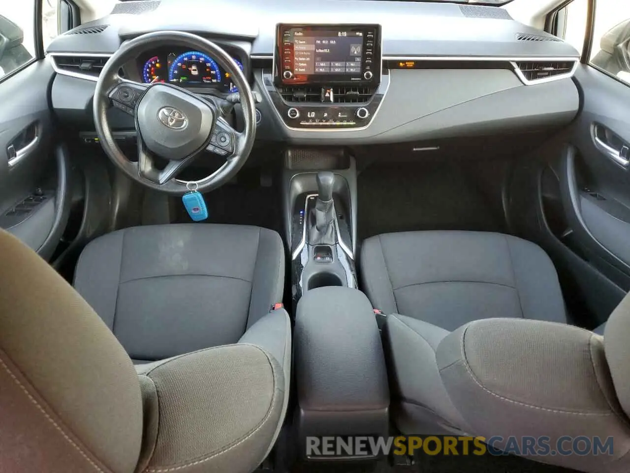 8 fotografías del automóvil dañado JTDEAMDE4MJ027301 TOYOTA COROLLA 2021