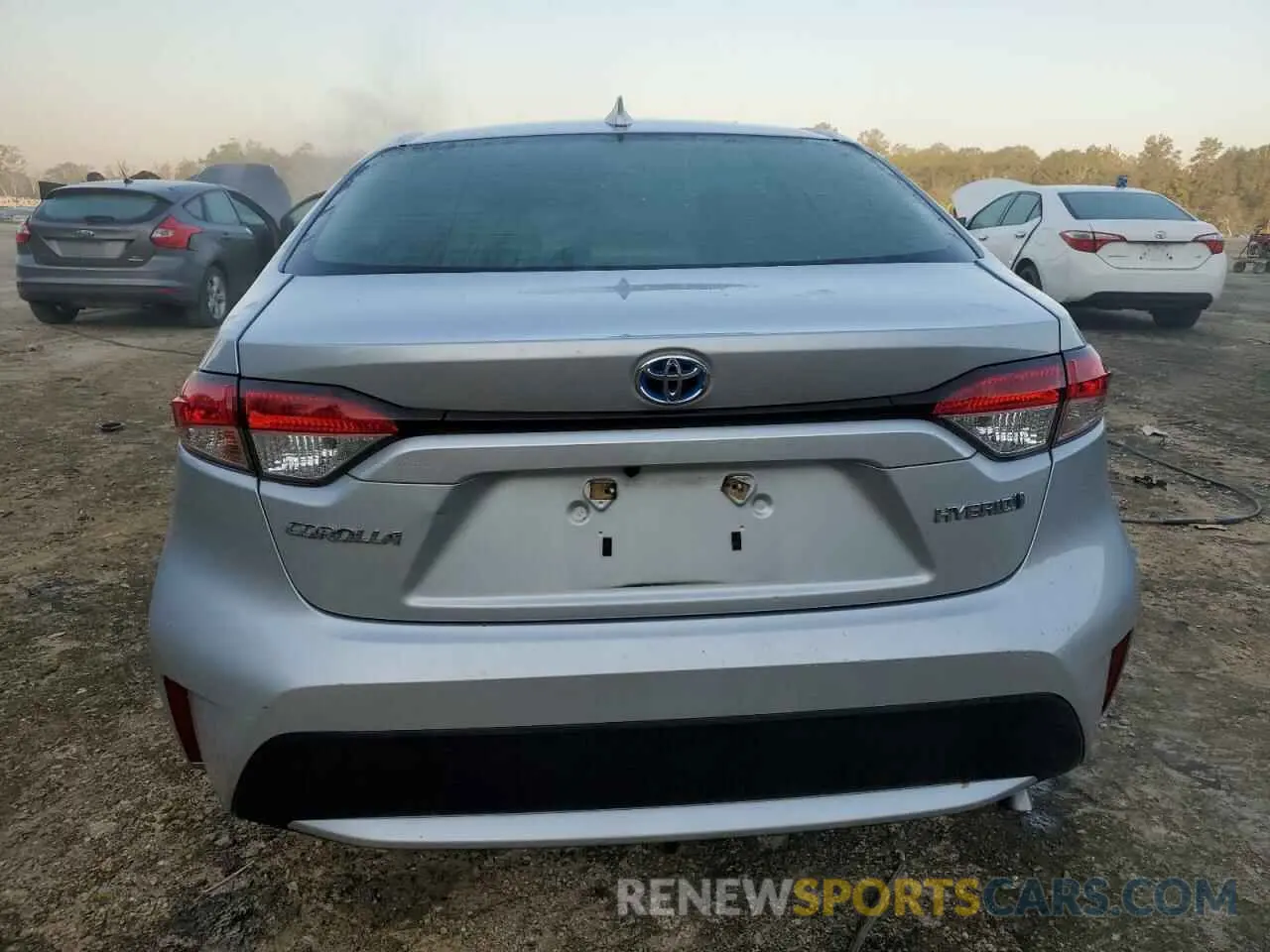 6 fotografías del automóvil dañado JTDEAMDE4MJ028996 TOYOTA COROLLA 2021