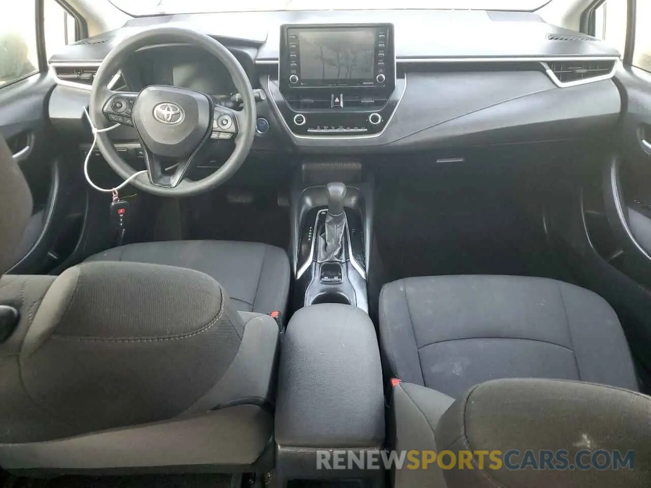 8 fotografías del automóvil dañado JTDEAMDE4MJ028996 TOYOTA COROLLA 2021
