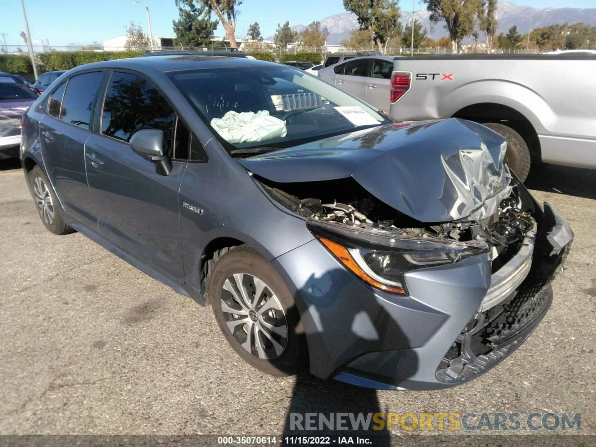 1 fotografías del automóvil dañado JTDEAMDE4MJ031025 TOYOTA COROLLA 2021