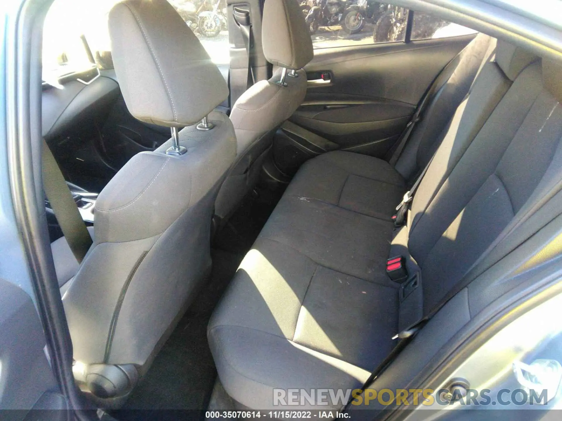 8 fotografías del automóvil dañado JTDEAMDE4MJ031025 TOYOTA COROLLA 2021