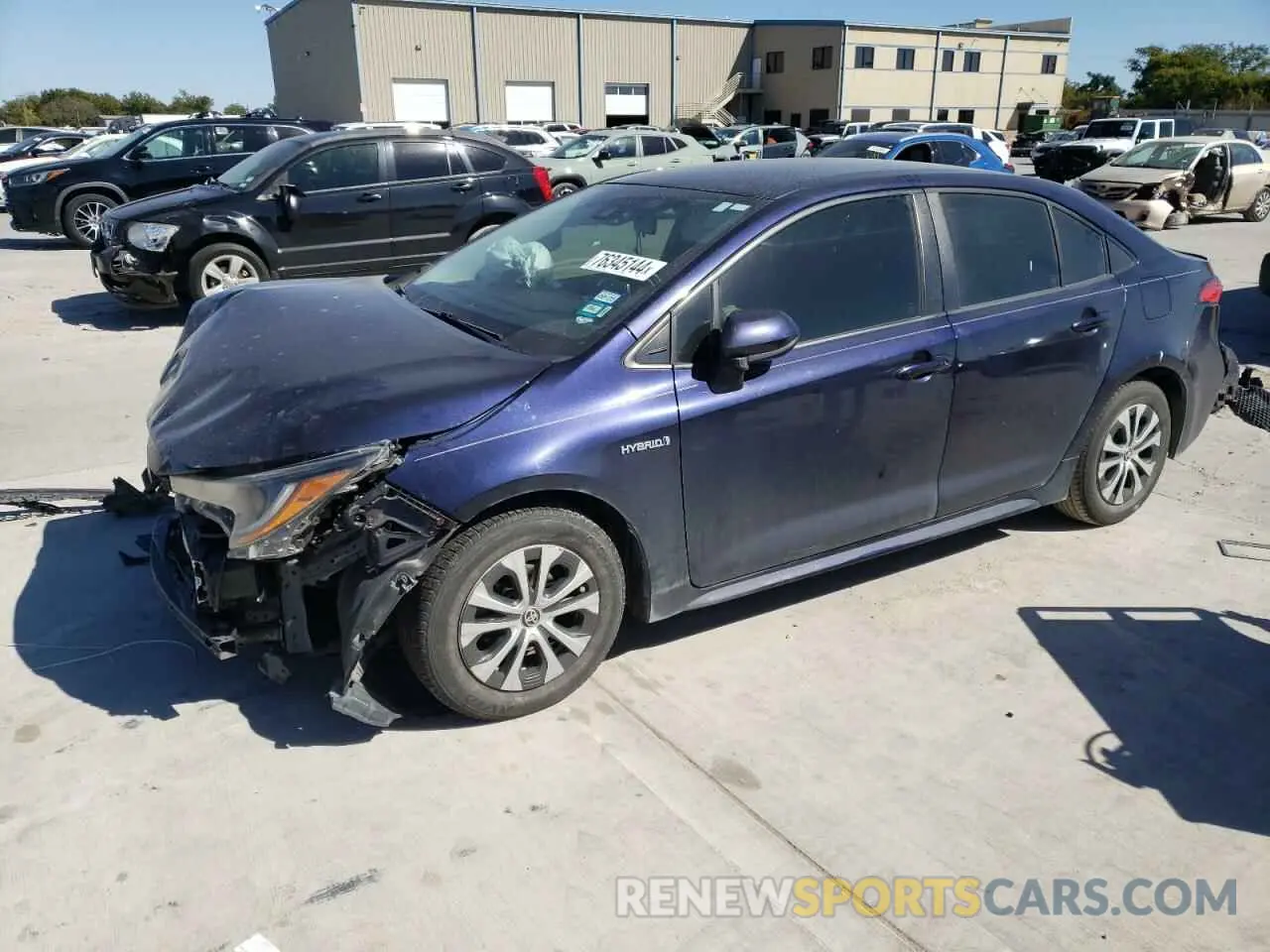 1 fotografías del automóvil dañado JTDEAMDE5MJ007073 TOYOTA COROLLA 2021