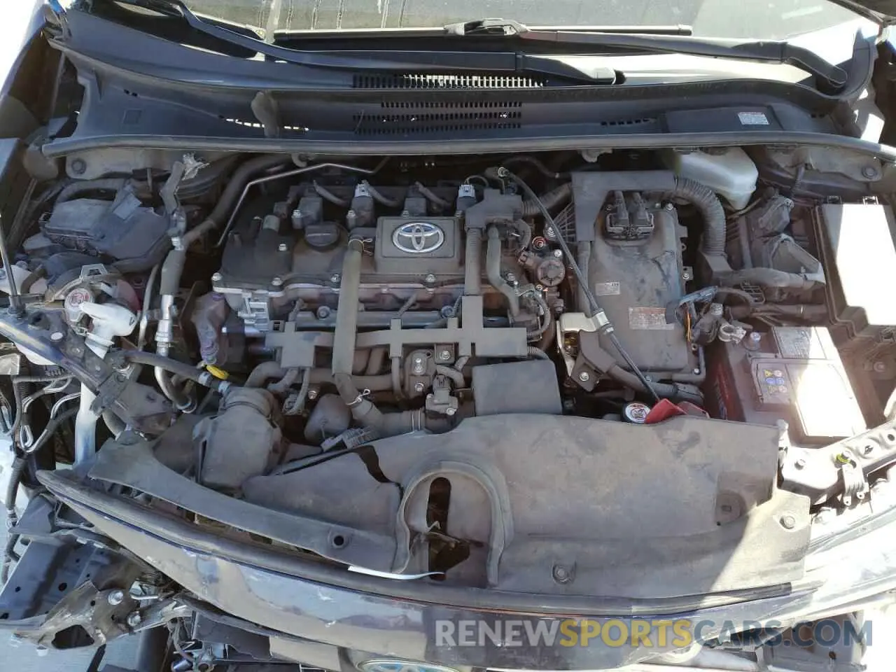 11 fotografías del automóvil dañado JTDEAMDE5MJ007073 TOYOTA COROLLA 2021