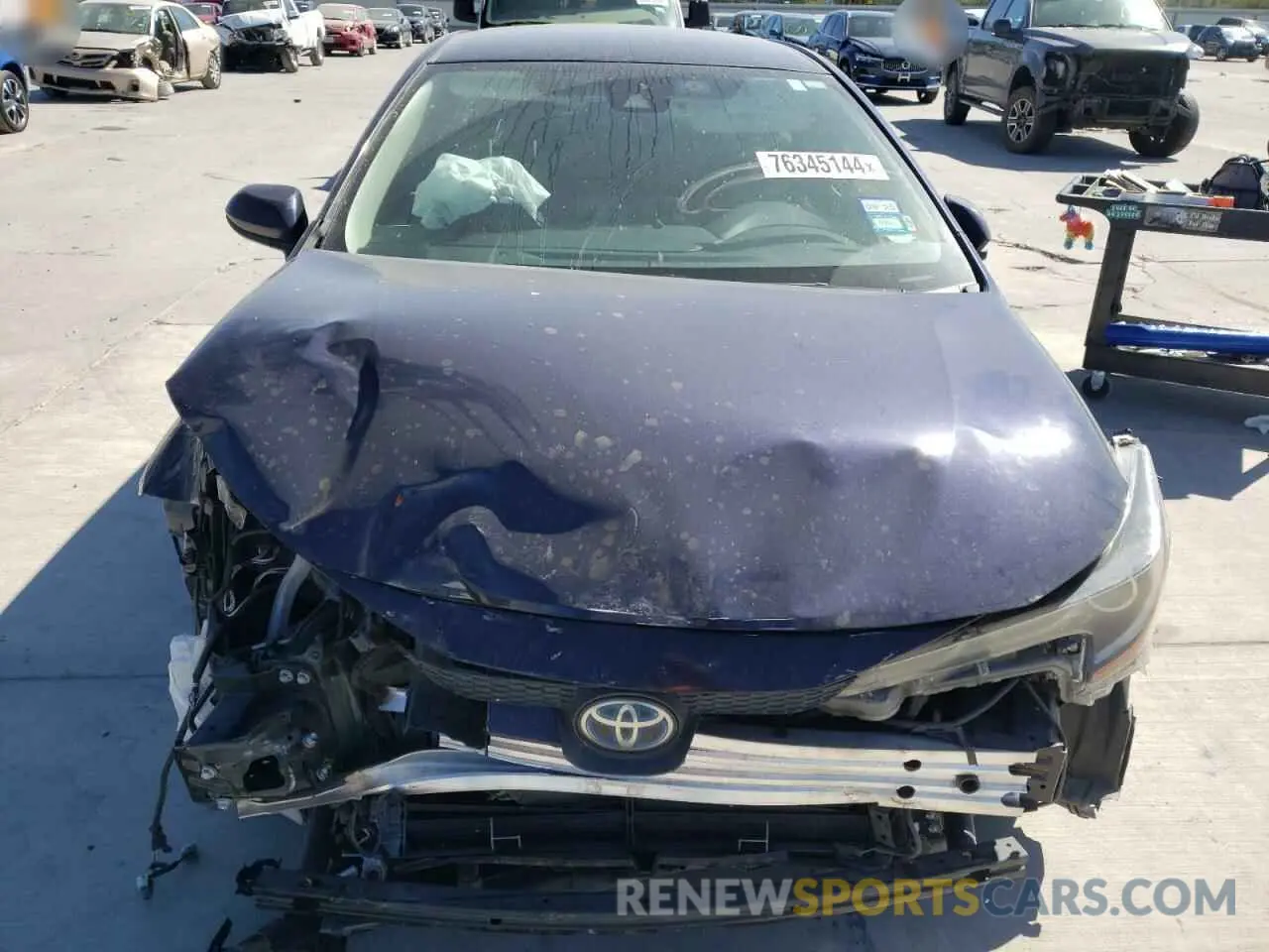 5 fotografías del automóvil dañado JTDEAMDE5MJ007073 TOYOTA COROLLA 2021