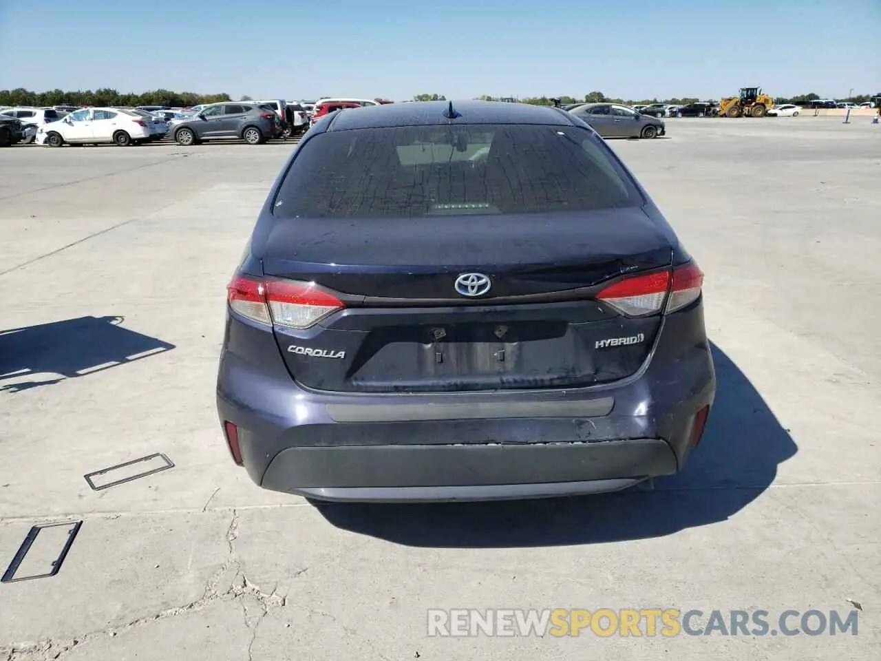 6 fotografías del automóvil dañado JTDEAMDE5MJ007073 TOYOTA COROLLA 2021