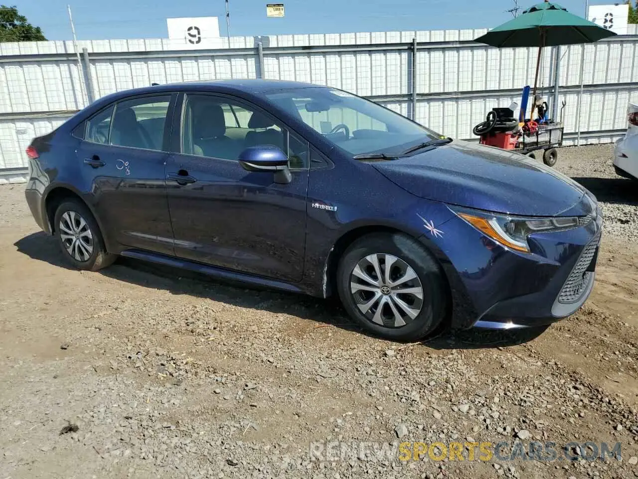 4 fotografías del automóvil dañado JTDEAMDE5MJ008837 TOYOTA COROLLA 2021