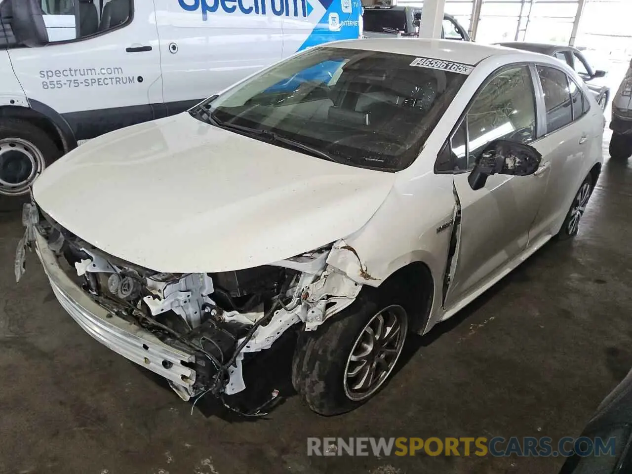 1 fotografías del automóvil dañado JTDEAMDE5MJ012774 TOYOTA COROLLA 2021