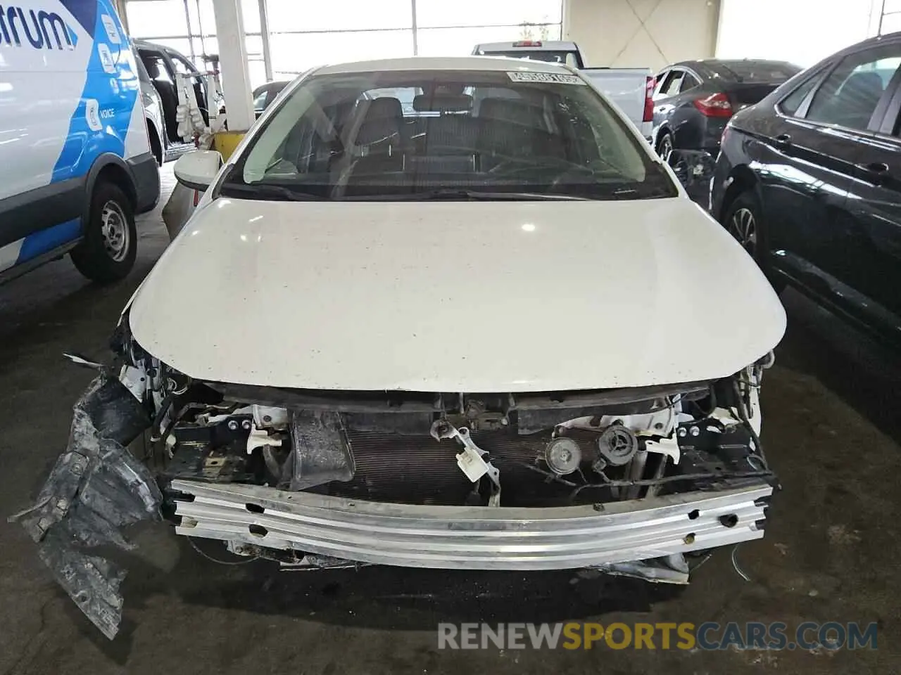 5 fotografías del automóvil dañado JTDEAMDE5MJ012774 TOYOTA COROLLA 2021