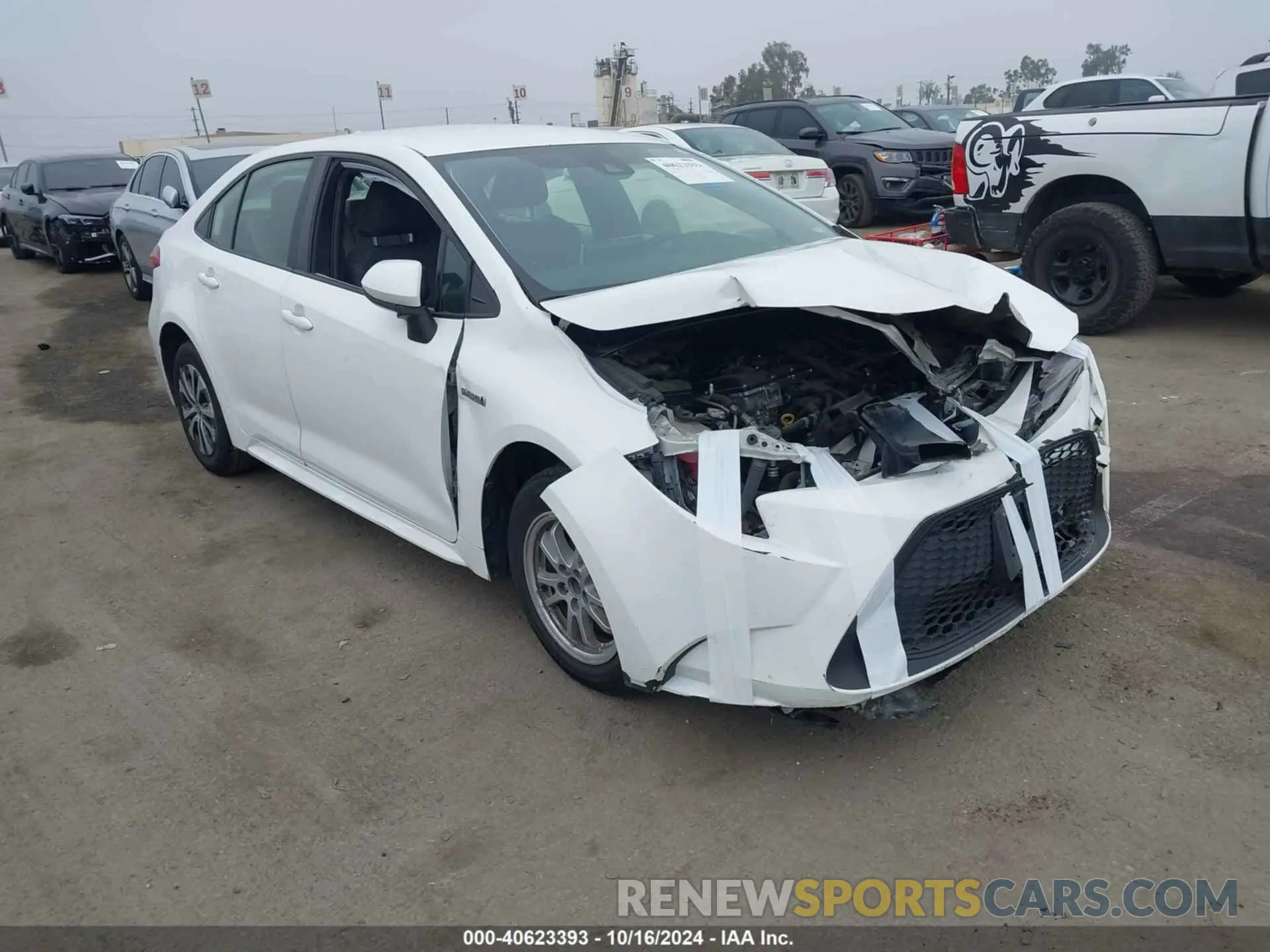 1 fotografías del automóvil dañado JTDEAMDE5MJ020633 TOYOTA COROLLA 2021