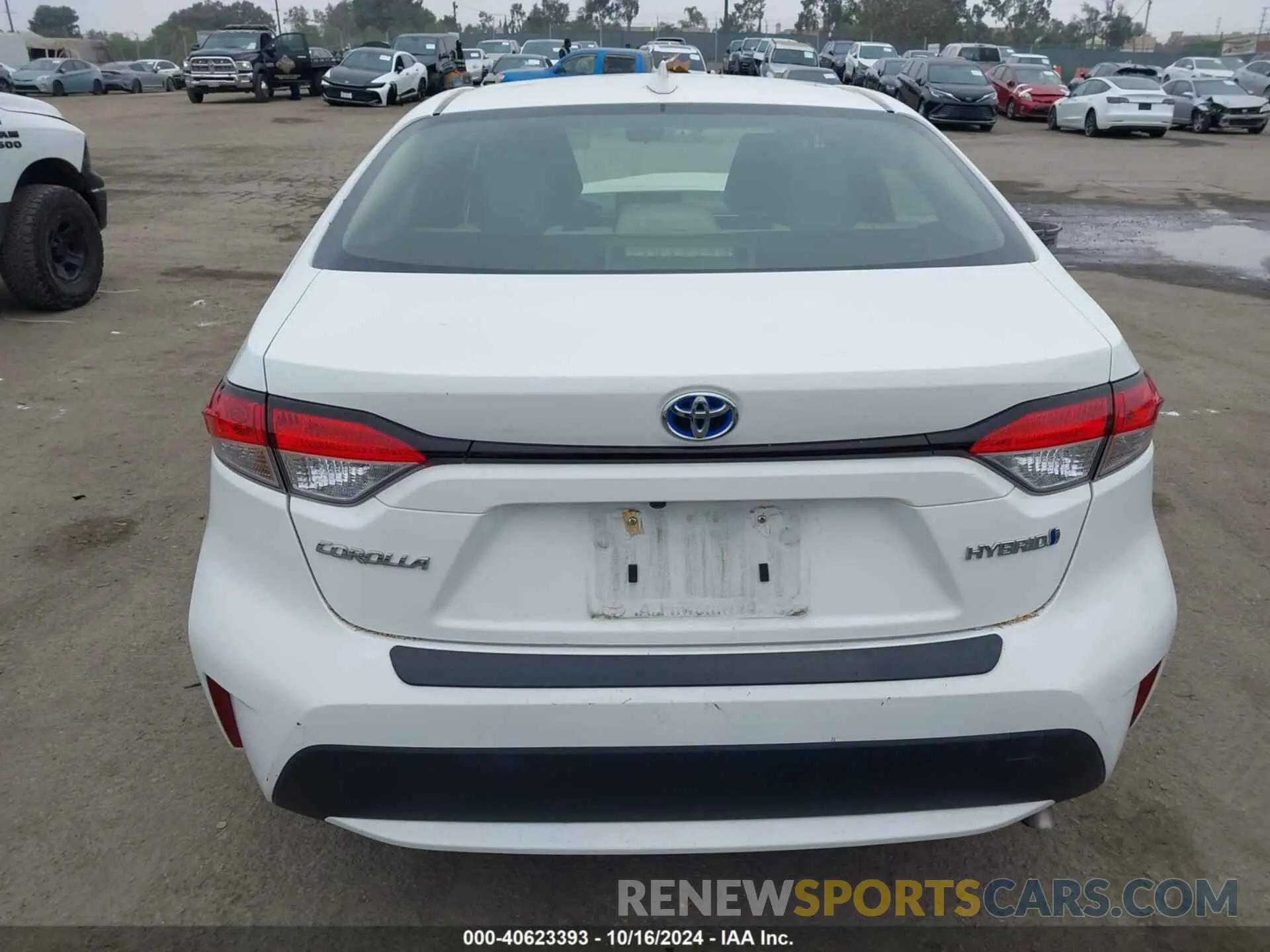 17 fotografías del automóvil dañado JTDEAMDE5MJ020633 TOYOTA COROLLA 2021
