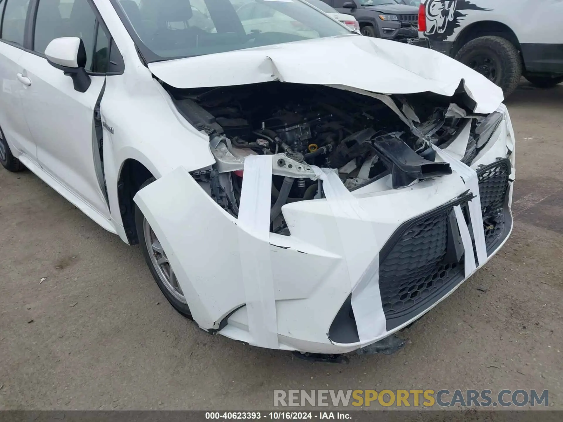 18 fotografías del automóvil dañado JTDEAMDE5MJ020633 TOYOTA COROLLA 2021