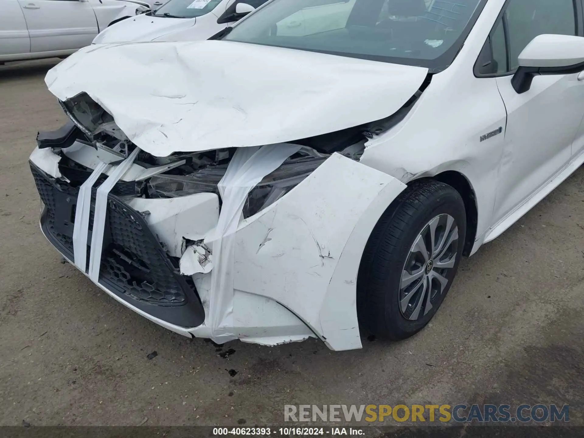 6 fotografías del automóvil dañado JTDEAMDE5MJ020633 TOYOTA COROLLA 2021