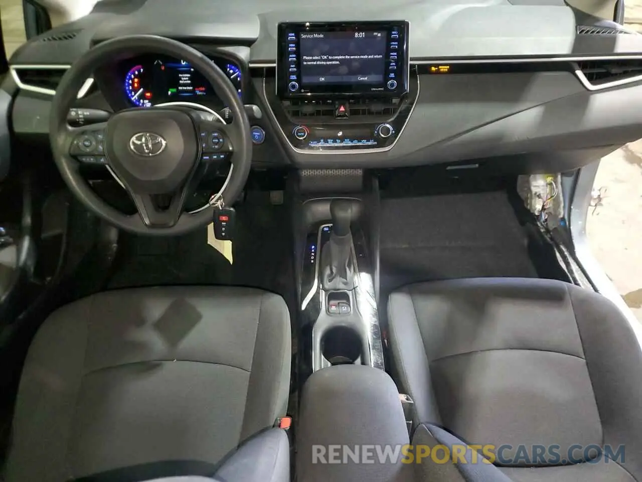8 fotografías del automóvil dañado JTDEAMDE5MJ023905 TOYOTA COROLLA 2021