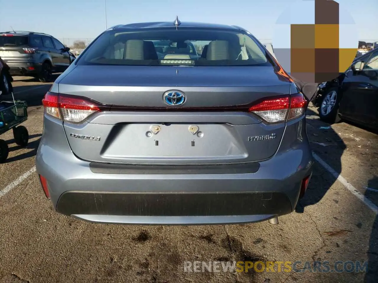 6 fotografías del automóvil dañado JTDEAMDE5MJ024794 TOYOTA COROLLA 2021