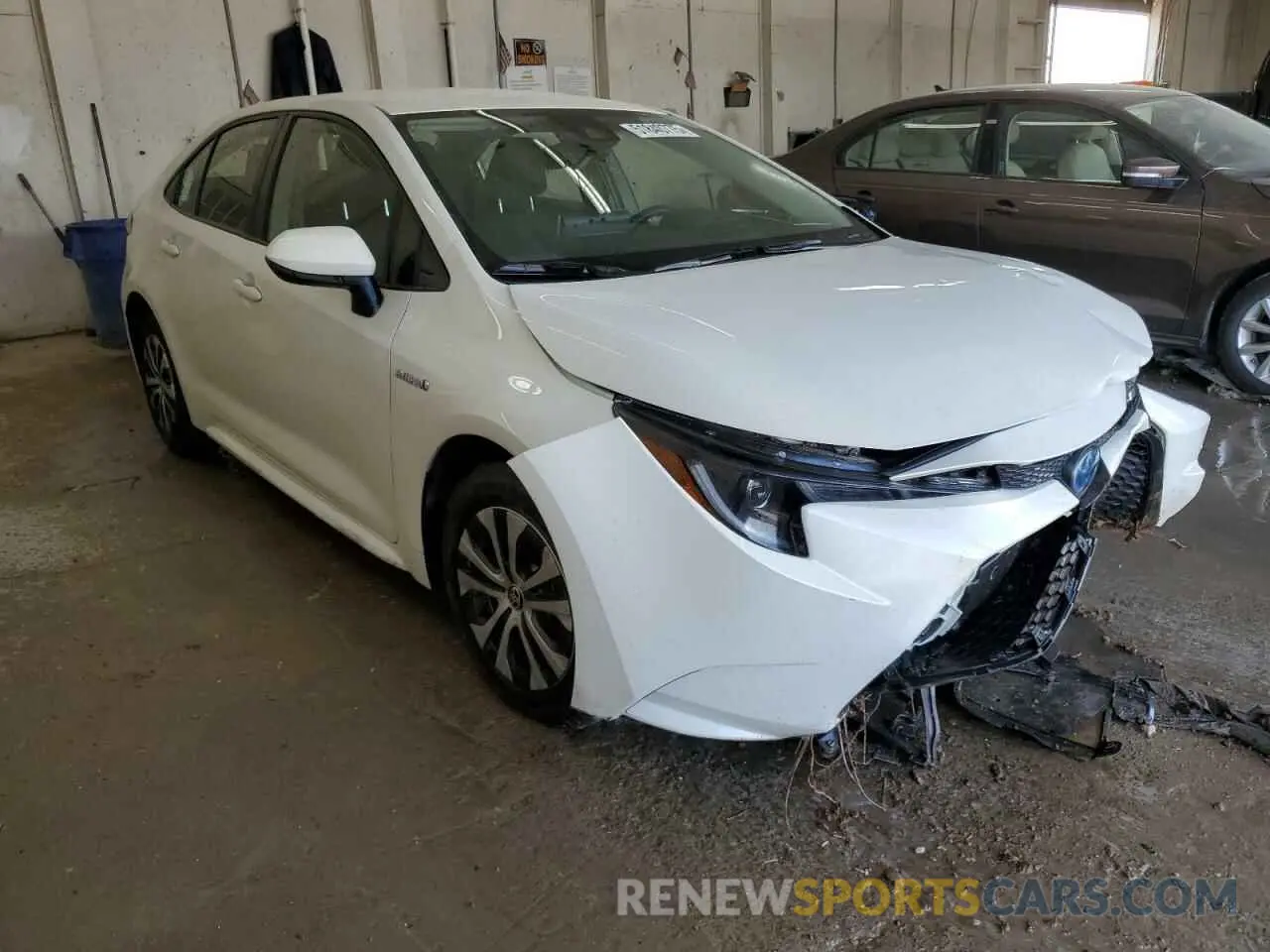 4 fotografías del automóvil dañado JTDEAMDE5MJ031325 TOYOTA COROLLA 2021