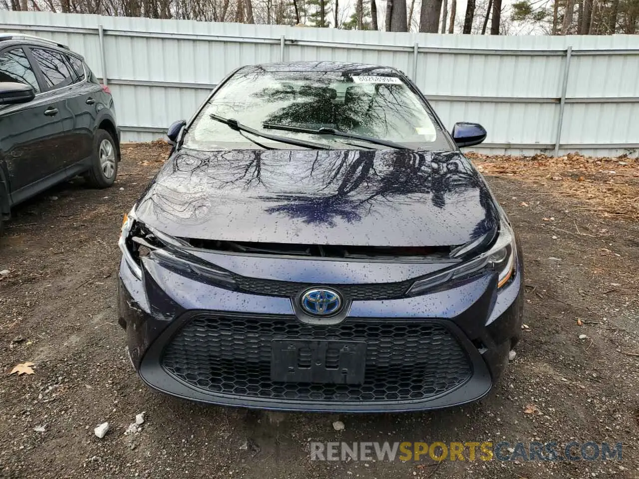 5 fotografías del automóvil dañado JTDEAMDE5MJ032426 TOYOTA COROLLA 2021