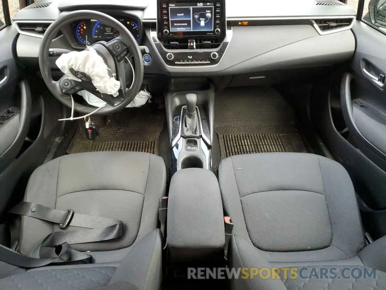 8 fotografías del automóvil dañado JTDEAMDE5MJ032426 TOYOTA COROLLA 2021