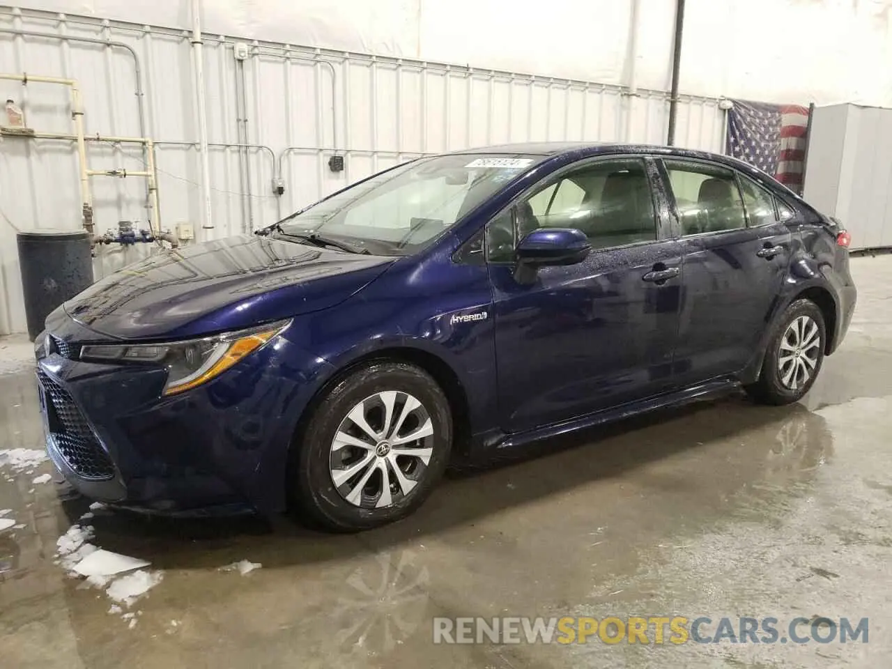 1 fotografías del automóvil dañado JTDEAMDE5MJ033320 TOYOTA COROLLA 2021