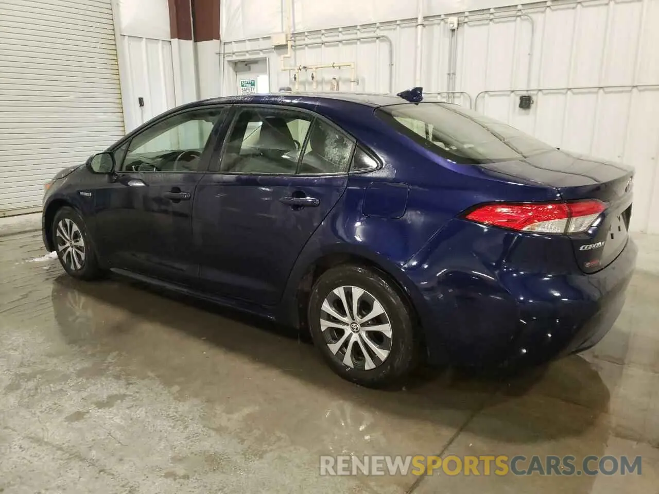 2 fotografías del automóvil dañado JTDEAMDE5MJ033320 TOYOTA COROLLA 2021