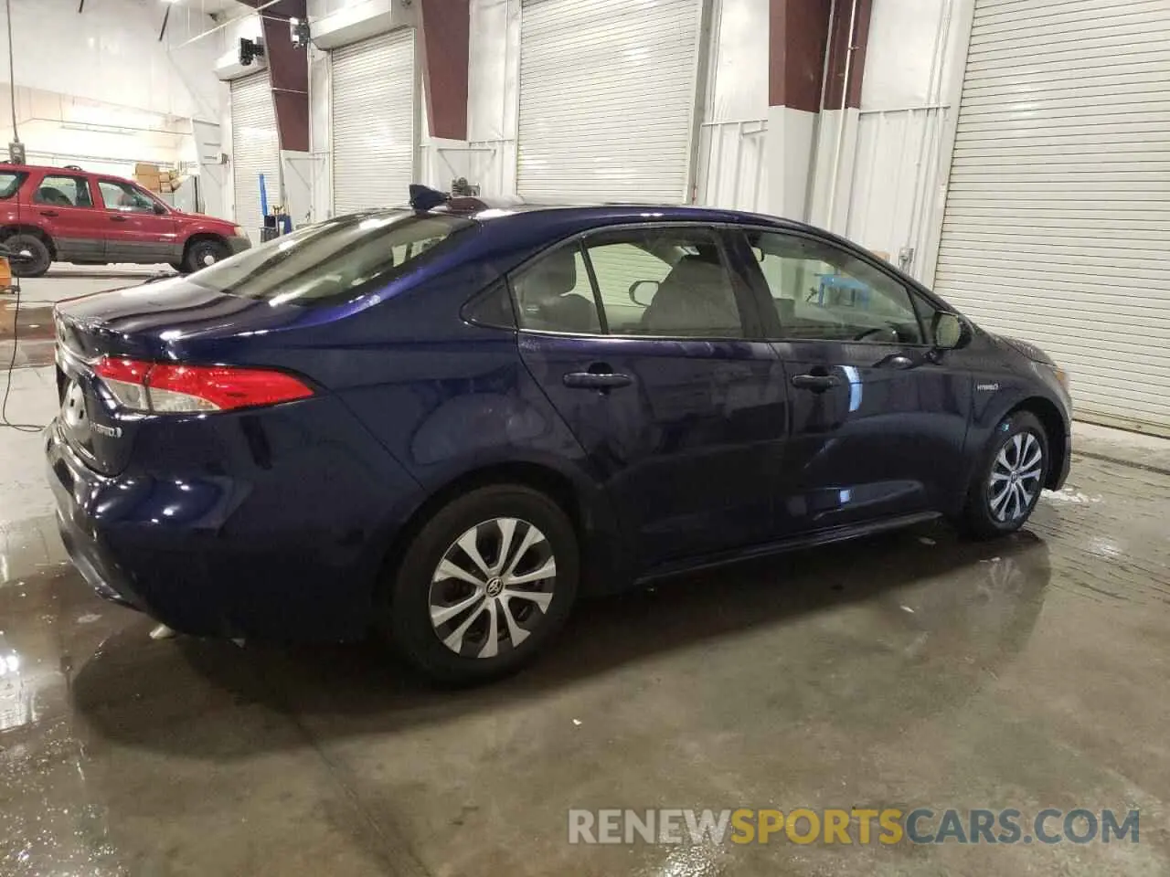 3 fotografías del automóvil dañado JTDEAMDE5MJ033320 TOYOTA COROLLA 2021