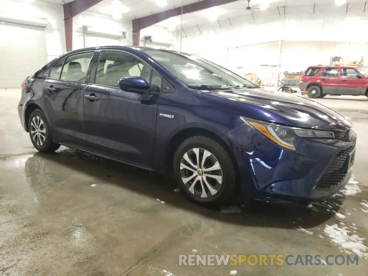 4 fotografías del automóvil dañado JTDEAMDE5MJ033320 TOYOTA COROLLA 2021