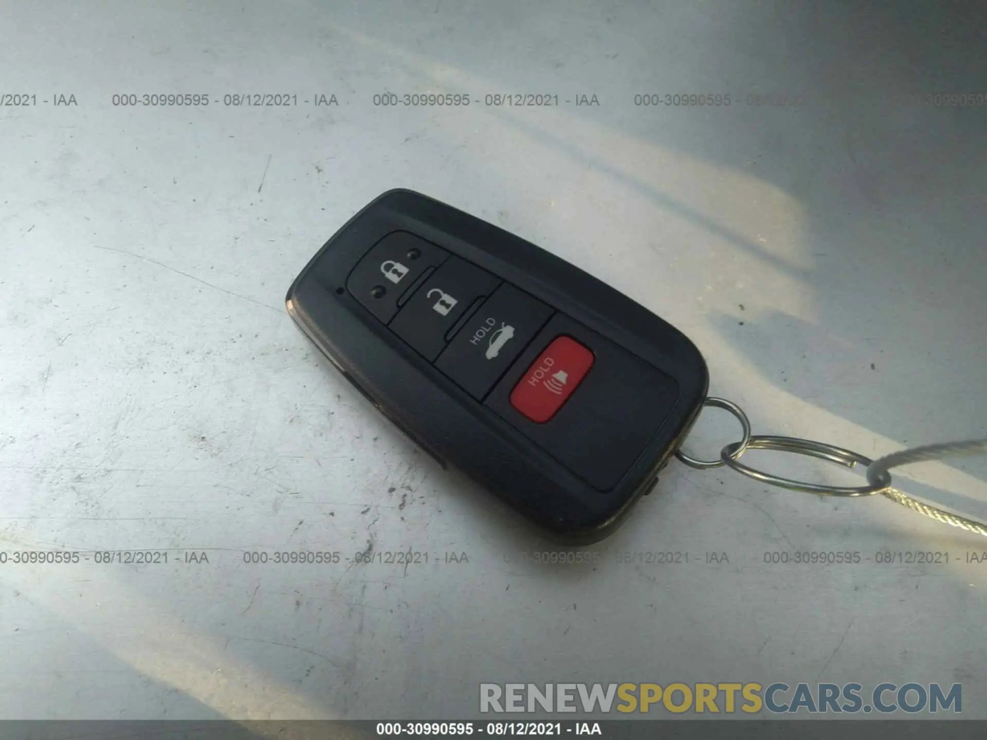 11 fotografías del automóvil dañado JTDEAMDE6MJ000519 TOYOTA COROLLA 2021