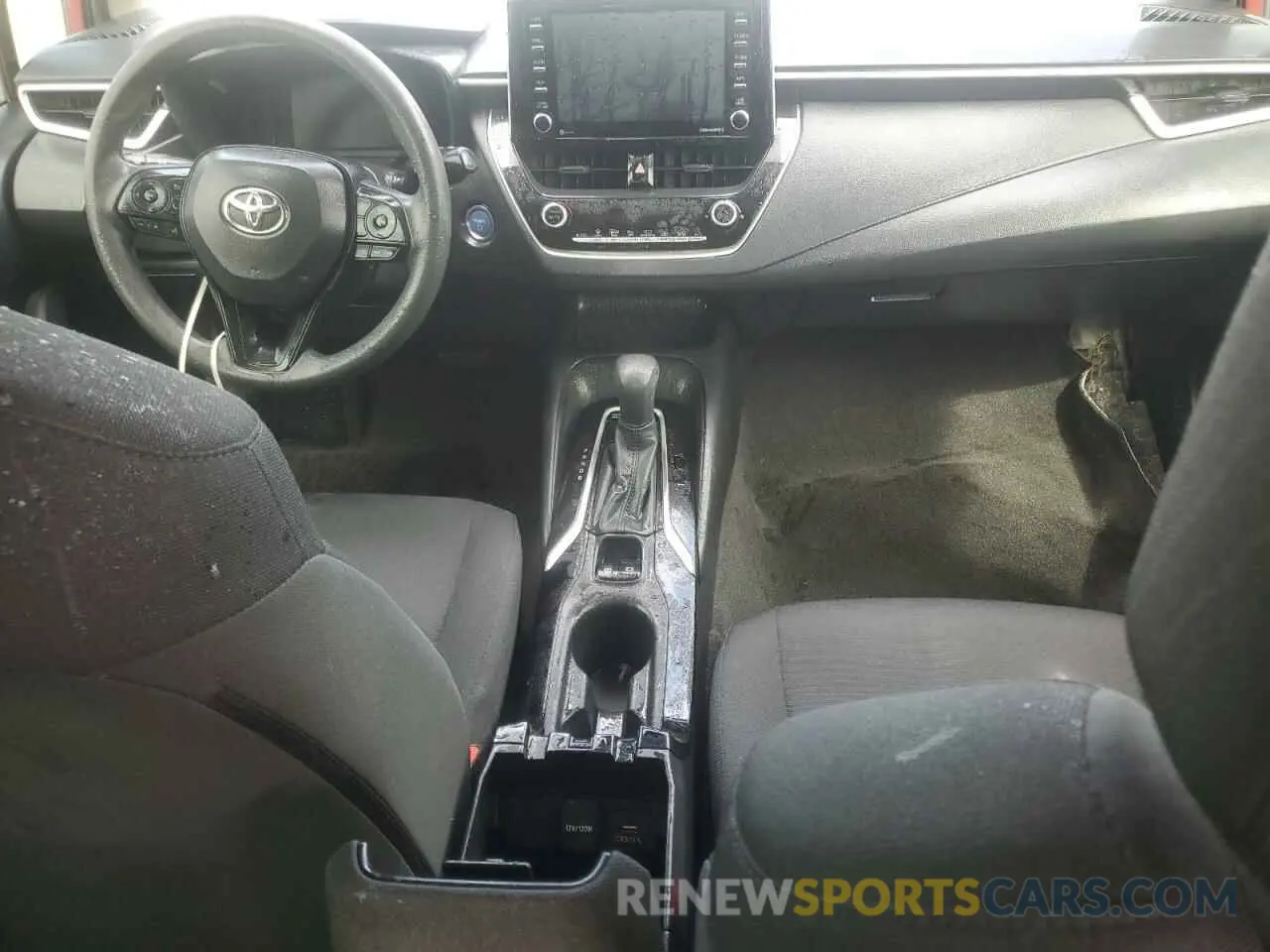 8 fotografías del automóvil dañado JTDEAMDE6MJ002190 TOYOTA COROLLA 2021