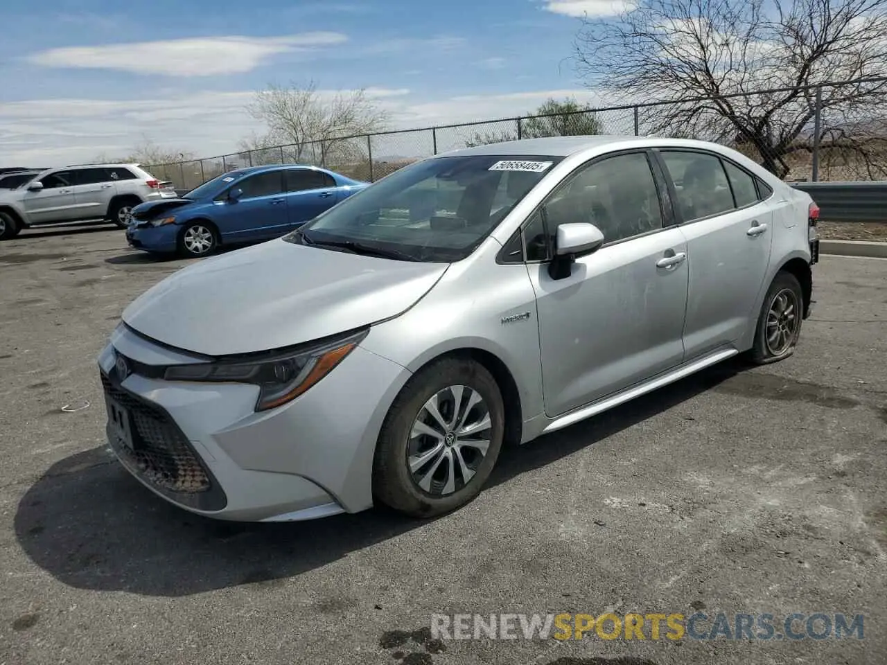 1 fotografías del automóvil dañado JTDEAMDE6MJ008863 TOYOTA COROLLA 2021