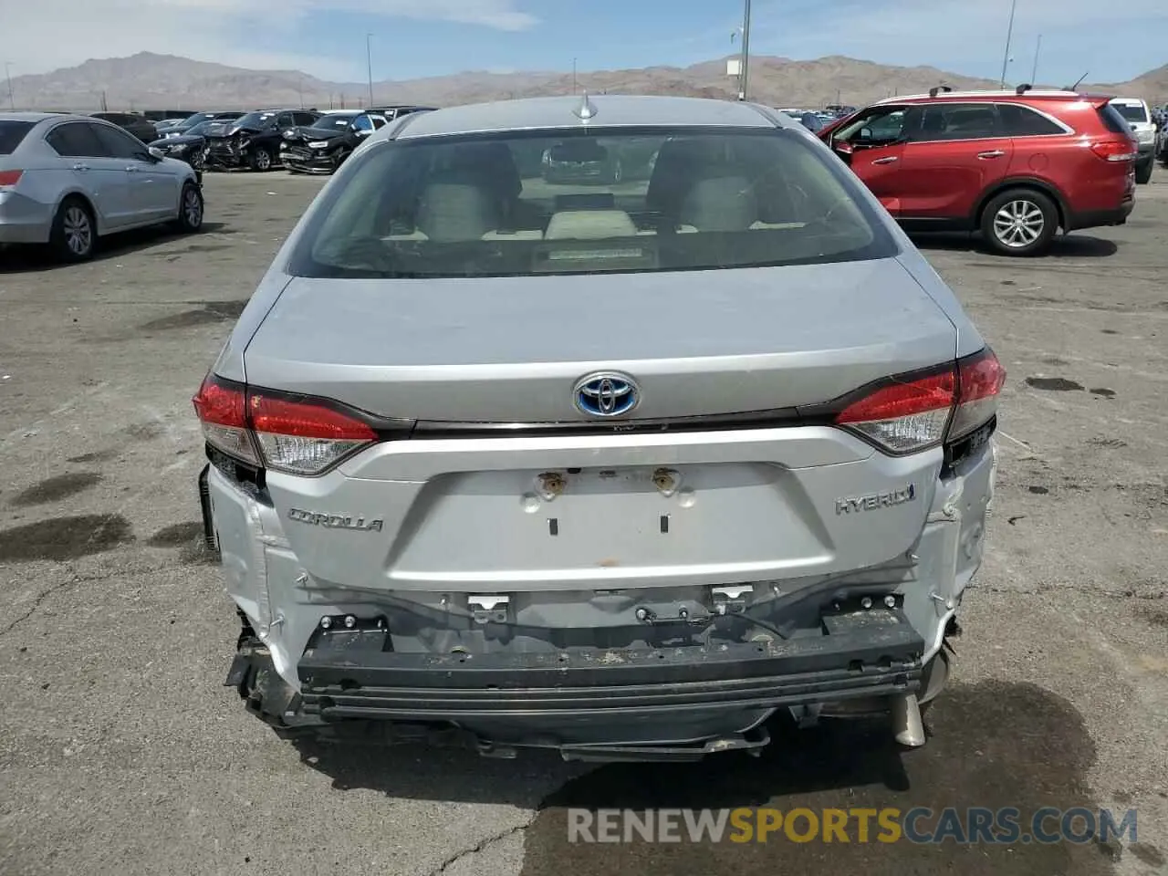 6 fotografías del automóvil dañado JTDEAMDE6MJ008863 TOYOTA COROLLA 2021