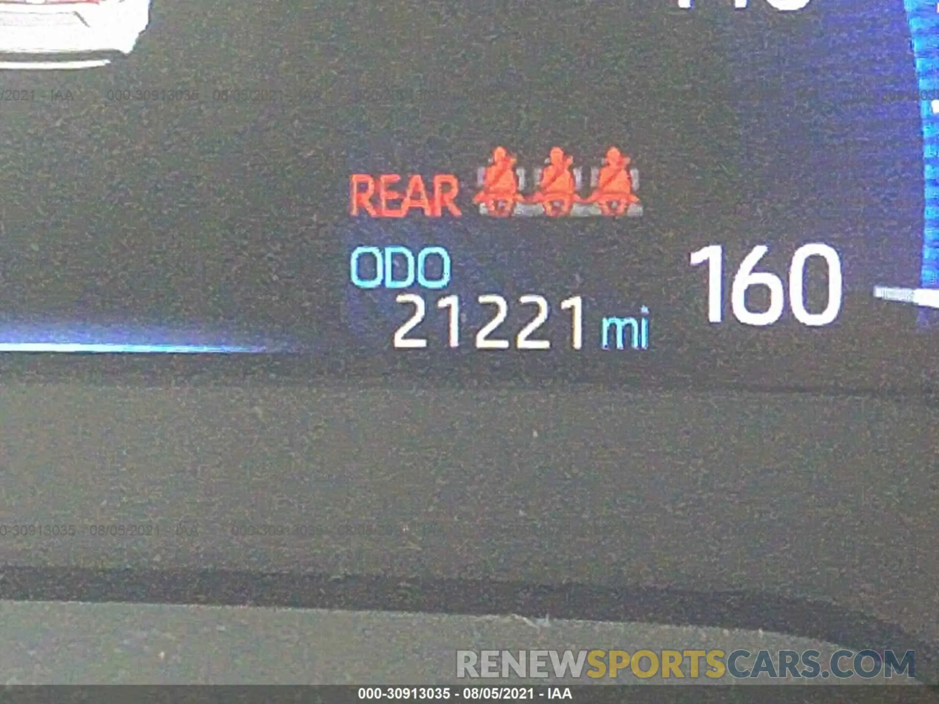 7 fotografías del automóvil dañado JTDEAMDE6MJ009172 TOYOTA COROLLA 2021