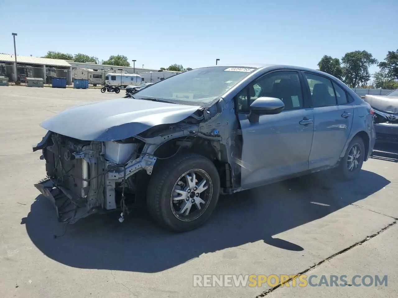 1 fotografías del automóvil dañado JTDEAMDE6MJ011651 TOYOTA COROLLA 2021