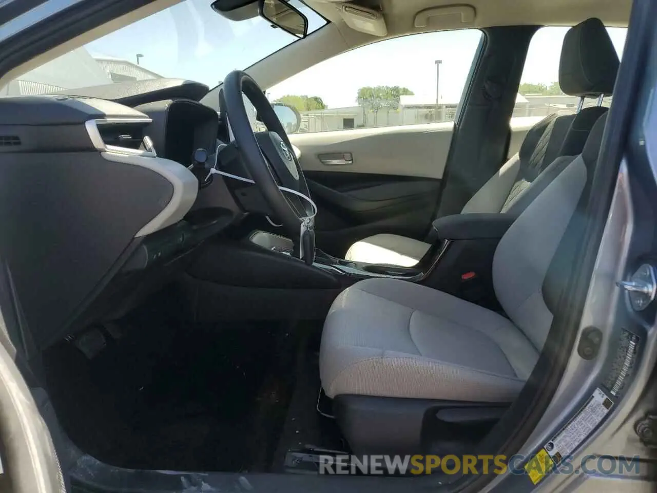 7 fotografías del automóvil dañado JTDEAMDE6MJ011651 TOYOTA COROLLA 2021