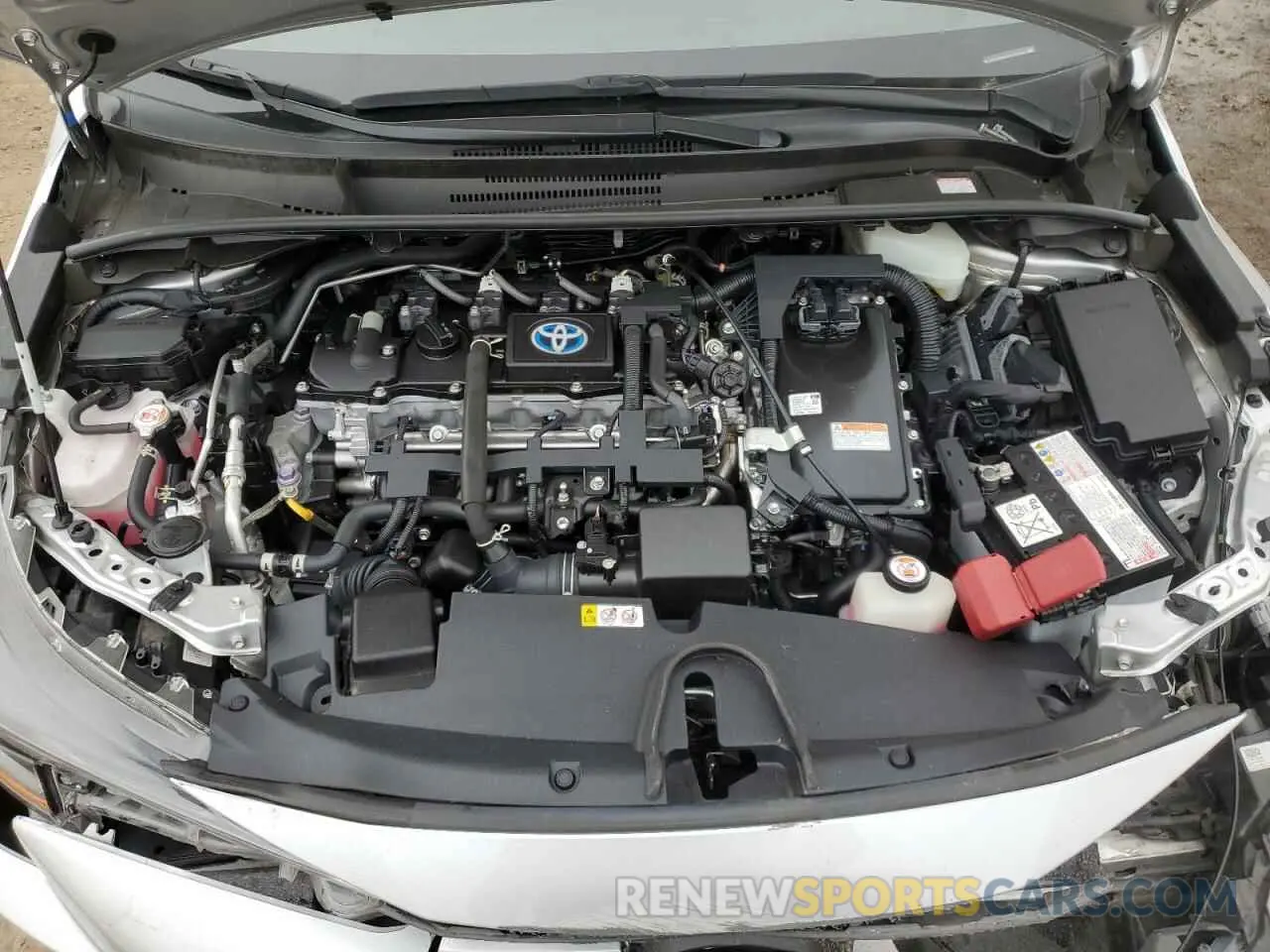 11 fotografías del automóvil dañado JTDEAMDE6MJ019362 TOYOTA COROLLA 2021